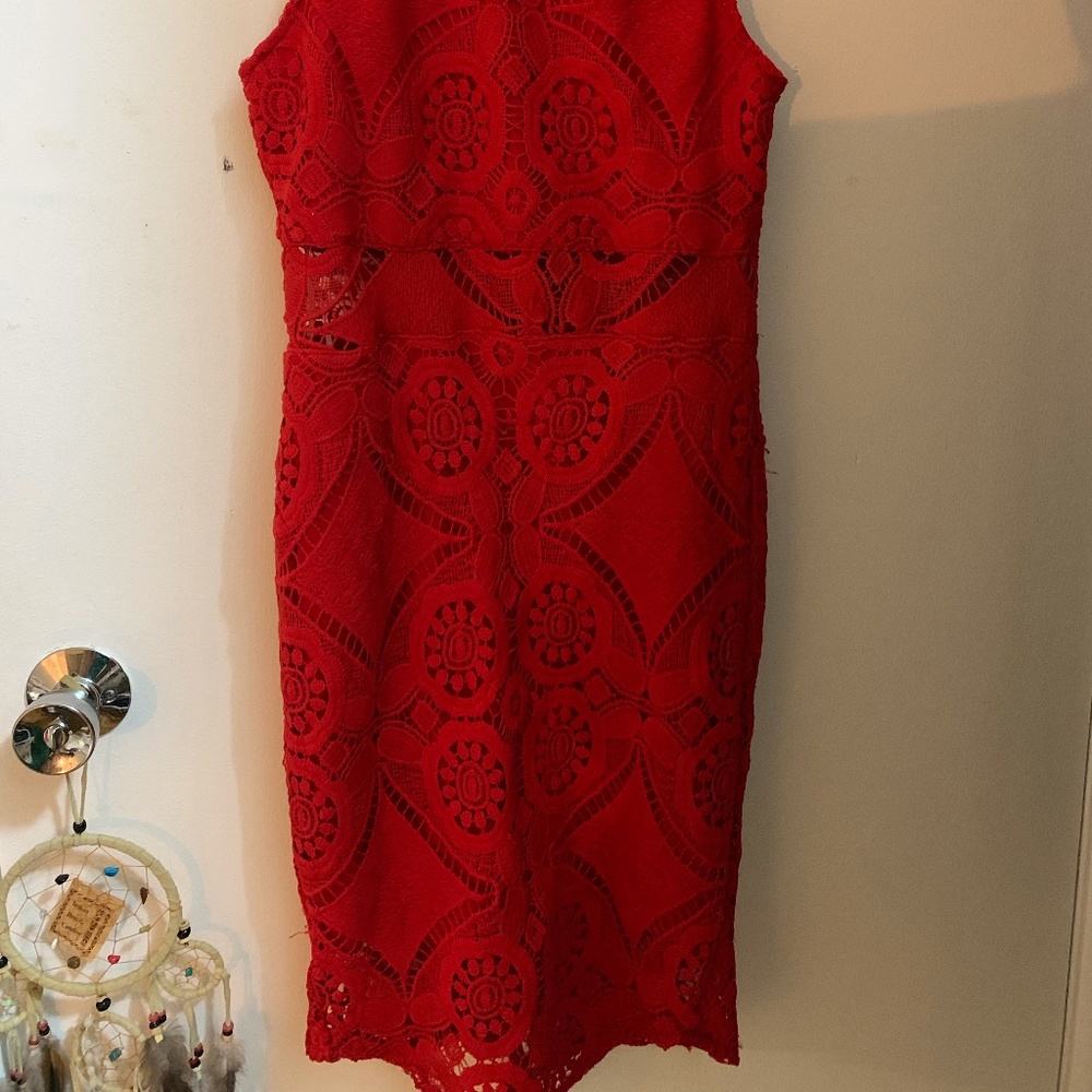 Crochet Short Dress